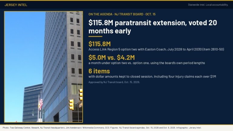 NJ Transit OKs $115.8M paratransit extension 20 months early