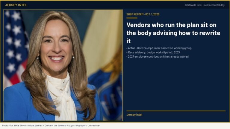 Sherrill seats SHBP reform group — with Aetna, Horizon, and Optum Rx at the table